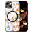 Custodia Silicone Morbida In Pelle Cover con Magnetico S01D per Apple iPhone 14