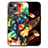 Custodia Silicone Morbida In Pelle Cover con Magnetico S01D per Apple iPhone 14 Multicolore