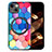 Custodia Silicone Morbida In Pelle Cover con Magnetico S01D per Apple iPhone 15