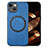 Custodia Silicone Morbida In Pelle Cover con Magnetico S02D per Apple iPhone 14