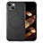 Custodia Silicone Morbida In Pelle Cover con Magnetico S02D per Apple iPhone 14