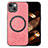 Custodia Silicone Morbida In Pelle Cover con Magnetico S02D per Apple iPhone 14