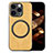 Custodia Silicone Morbida In Pelle Cover con Magnetico S02D per Apple iPhone 15 Pro Max