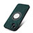 Custodia Silicone Morbida In Pelle Cover con Magnetico S07D per Apple iPhone 13