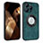 Custodia Silicone Morbida In Pelle Cover con Magnetico S07D per Apple iPhone 14 Pro Max