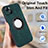 Custodia Silicone Morbida In Pelle Cover con Magnetico S14D per Apple iPhone 14