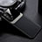 Custodia Silicone Morbida In Pelle Cover FL1 per Oppo A74 4G Nero