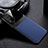 Custodia Silicone Morbida In Pelle Cover FL1 per Oppo F19 Pro Blu
