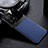 Custodia Silicone Morbida In Pelle Cover FL1 per Oppo Find X5 5G Blu