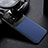 Custodia Silicone Morbida In Pelle Cover FL1 per Oppo Find X5 Pro 5G Blu