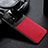 Custodia Silicone Morbida In Pelle Cover FL1 per Oppo Find X5 Pro 5G Rosso