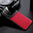 Custodia Silicone Morbida In Pelle Cover FL1 per Xiaomi Poco F3 5G Rosso