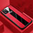 Custodia Silicone Morbida In Pelle Cover H01 per Apple iPhone 11 Pro Max Rosso