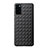 Custodia Silicone Morbida In Pelle Cover H01 per Huawei Honor V30 Pro 5G Nero