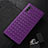 Custodia Silicone Morbida In Pelle Cover H01 per Samsung Galaxy Note 10 Viola