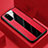 Custodia Silicone Morbida In Pelle Cover H01 per Samsung Galaxy S20 Rosso