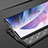 Custodia Silicone Morbida In Pelle Cover H01 per Samsung Galaxy S21 Ultra 5G