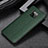 Custodia Silicone Morbida In Pelle Cover H03 per Huawei Mate 20 Pro Verde