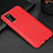 Custodia Silicone Morbida In Pelle Cover H05 per Huawei Honor View 30 Pro 5G Rosso