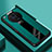 Custodia Silicone Morbida In Pelle Cover PB1 per Oppo Find X7 Ultra 5G Verde