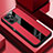 Custodia Silicone Morbida In Pelle Cover PB1 per Xiaomi Poco X5 Pro 5G Rosso