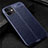 Custodia Silicone Morbida In Pelle Cover per Apple iPhone 12 Mini Blu