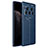 Custodia Silicone Morbida In Pelle Cover per Huawei Honor Magic3 Pro+ Plus 5G Blu