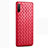 Custodia Silicone Morbida In Pelle Cover per Huawei Mate 40 Lite 5G Rosso