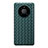 Custodia Silicone Morbida In Pelle Cover per Huawei Mate 40E 4G Verde Notte