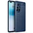Custodia Silicone Morbida In Pelle Cover per Huawei Nova 8 Pro 5G Blu