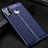 Custodia Silicone Morbida In Pelle Cover per Huawei Nova Lite 3 Plus Blu