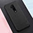 Custodia Silicone Morbida In Pelle Cover per OnePlus 7T Pro 5G Nero