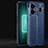 Custodia Silicone Morbida In Pelle Cover per Realme GT Neo6 5G Blu