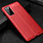 Custodia Silicone Morbida In Pelle Cover per Samsung Galaxy S20 FE 2022 5G Rosso