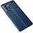 Custodia Silicone Morbida In Pelle Cover per Vivo iQOO 9 Pro 5G Blu