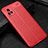 Custodia Silicone Morbida In Pelle Cover per Vivo V20 Pro 5G Rosso