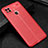 Custodia Silicone Morbida In Pelle Cover per Xiaomi POCO C3 Rosso
