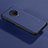 Custodia Silicone Morbida In Pelle Cover per Xiaomi Poco F2 Pro Blu