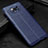 Custodia Silicone Morbida In Pelle Cover per Xiaomi Poco X3 Blu