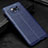 Custodia Silicone Morbida In Pelle Cover per Xiaomi Poco X3 Pro Blu