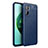 Custodia Silicone Morbida In Pelle Cover per Xiaomi Redmi Note 11E 5G Blu