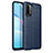 Custodia Silicone Morbida In Pelle Cover per Xiaomi Redmi Note 9 4G Blu