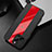 Custodia Silicone Morbida In Pelle Cover S01 per Apple iPhone 14 Pro Max Rosso