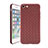 Custodia Silicone Morbida In Pelle Cover S01 per Apple iPhone 8 Marrone