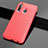 Custodia Silicone Morbida In Pelle Cover S01 per Huawei P Smart+ Plus (2019) Rosso