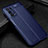 Custodia Silicone Morbida In Pelle Cover S01 per OnePlus Nord N200 5G Blu