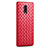 Custodia Silicone Morbida In Pelle Cover S01 per Realme X Rosso