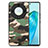 Custodia Silicone Morbida In Pelle Cover S01D per Huawei Honor X9a 5G Verde