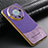 Custodia Silicone Morbida In Pelle Cover S01D per Huawei Mate 60 Pro Viola