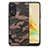 Custodia Silicone Morbida In Pelle Cover S01D per Oppo Reno8 T 4G Marrone